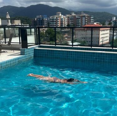 Studio de 44m2 no Tenório com piscina aquecida