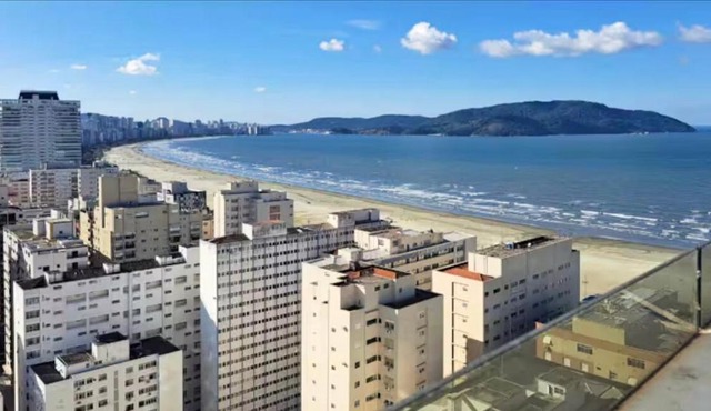 Studio Premium Gonzaga, Piscina, Coworking e Academia Vista Mar