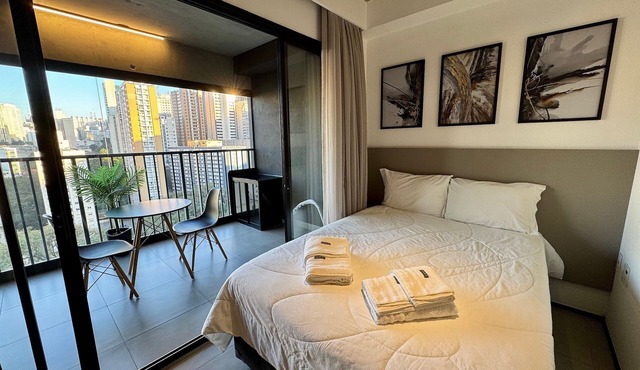 Studio with balcony coworking spacePaulista Avenue