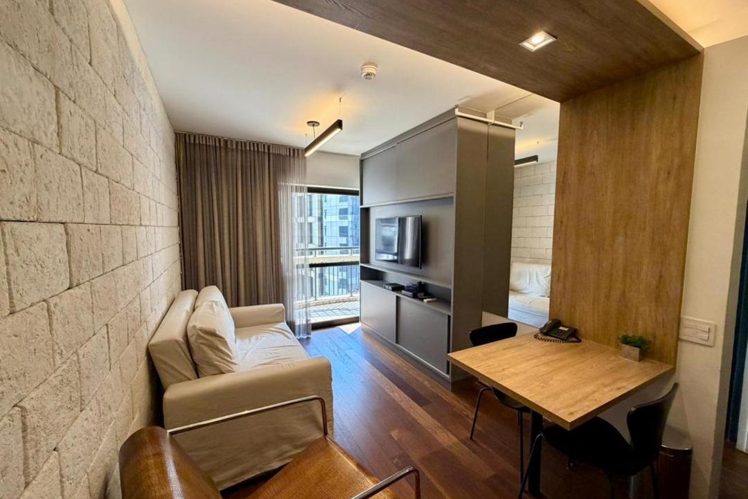 Itaim Bibi Apartment | Itaim Bibi Flat com varanda