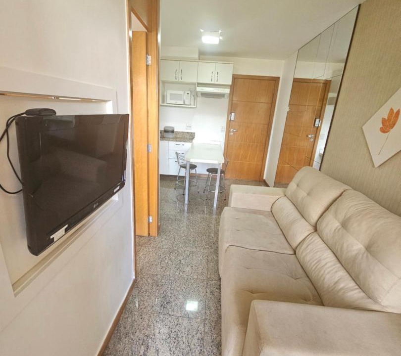 Smin Apartment | LIFE RESORT, A BEIRA DO LAGO PARANOÁ, CONDOMÍNIO COMPLETO, RESTAURANTE, LAVANDERIA, ACADEMIA, ACESSO AO LAGO, APTO COM WI-FI, SMART TV, AR CONDICONADO, GELADEIRA By REI DOS FLATS