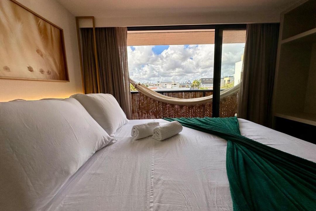 Jardim Oceania Apartment | Restinga 305- Flat vista mar no Bessa - ASKA