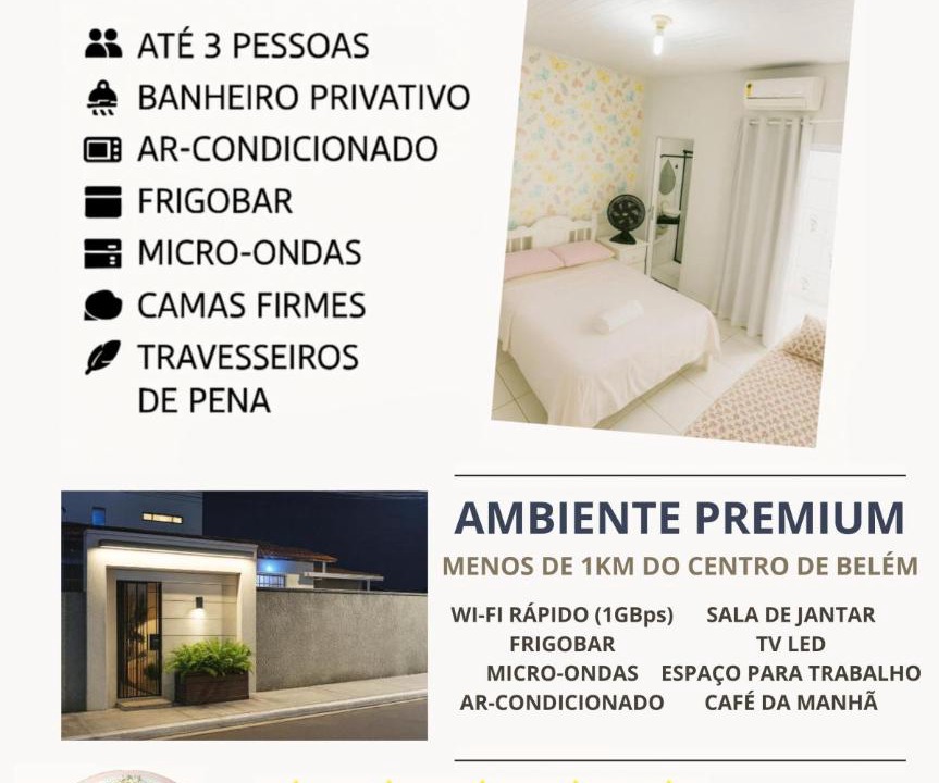 Guama Hotel | ꕥ Suíte Deluxe Privativa ꕥ Cantinho da Margarida ꕥ Hospedagem & Hostel Premium