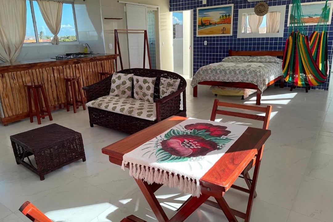 Paracuru Apartment | Flat com Varanda e Vista Mar