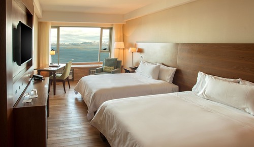 Deluxe Room, 2 Double Beds, Sea View (Family Plan)