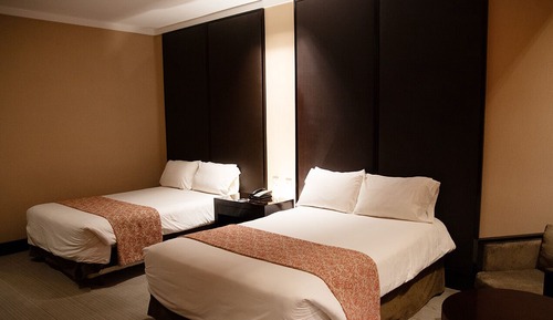 Superior Double Room, 2 Double Beds, Garden View, Garden Area