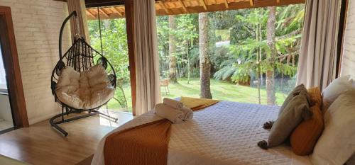 Premium Chalet with Spa Bath and Fireplace with Waterfall View - Tempranillo