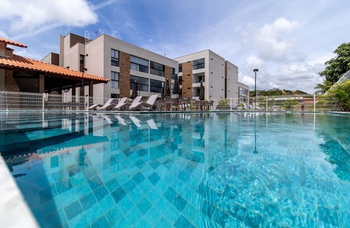 Barra de Sao Miguel Apartment | APTO Próximo à Praia | Varanda Gourmet | Climatizado | San Martin | Destino BSM 203A