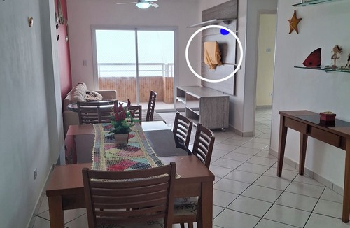 Balneario Umurama Apartment | Beachfront apartment with 3 bedrooms and 2 parking spaces, fully furnished for the season
