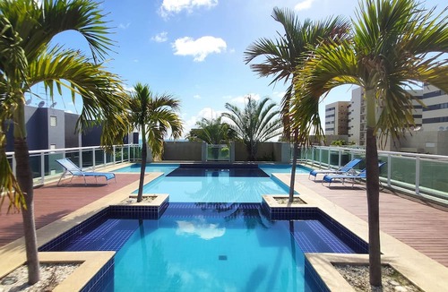 Jatiuca Apartment | A Passos da Praia: Apê JTR Completo p/4 Hóspedes