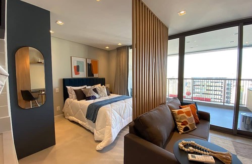 Zona Leste Apartment | Estúdios com piscina no lounge