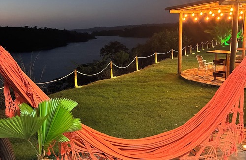 Governador Mangabeira Cottage | Casa Pedra do Cavalo | Swimming pool and Paraguaçu River | Pier and boat ramp