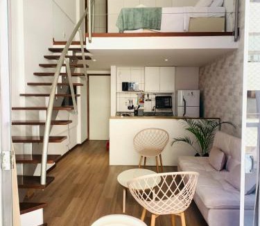 Vitoria Apartment | Loft Exclusive Pier Mar Terraço Gyn Varanda na Vitória VIP GOLD