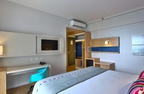 Pompeia Apartment | Suíte aconchegante vista Frente ao Mar em Santos