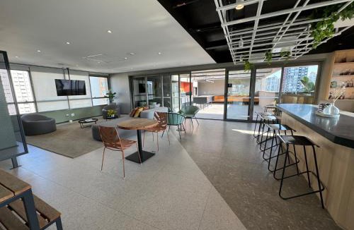 Sao Paulo Apartment | Studio Moderno com Piscina a 5 min a pé do Nubank Parque-107