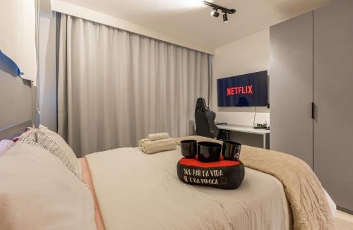 Indianopolis Apartment | Moema - Studio a 50 metros do Shopping e 9 min do Aeroporto