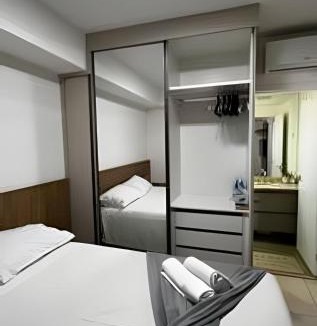 Subsetor Sul - 1 Apartment | Apê lindo c/ar, wifi e piscina ao lado do Shopping
