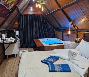 Sao Jose do Rio Preto Bed & Breakfast | 2201 Chale Presidente Cadclube Hidromassagem Privativa