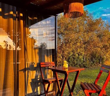 Santa Cruz do Sul Villa | Cabana de teto de vidro