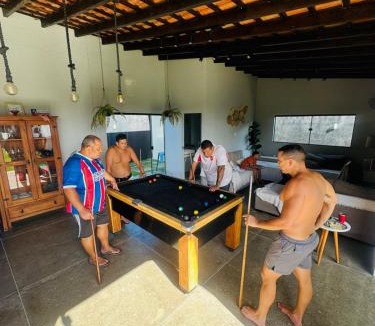Centro House | Casa de Praia no LITORAL NORTE DE ILHÉUS com Piscina Privativa, mesa de sinuca e área gourmet completa