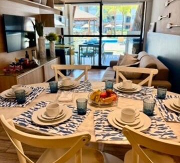 Porto de Galinhas Apartment | La Fleur Polinésia Residence & Resort - Muro Alto -BEIRA MAR