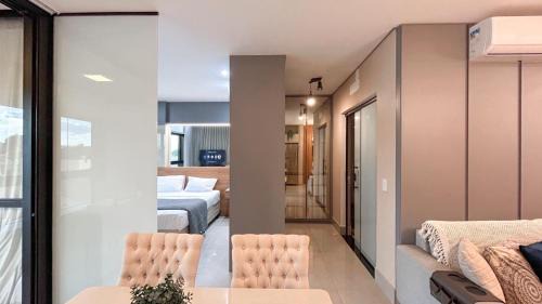 Jardim dos Estados Apartment | Estúdio Luxuoso no Vertigo com Smart TV na Cama