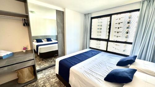 Conjunto ALAGAMAR Apartment | Edy Hospedagem 903, Vista mar, 2 suítes, Piscina & Conforto em Ponta Negra