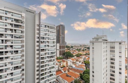 Sumare Apartment | Studio Vila Madalena | Rooftop + Varanda + AC