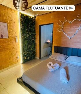 Alto Esplanada Apartment | Suite inteligente com integração com alexa- cama flutuante - área central de GV- casais- indivudual