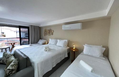 Cabo Branco Apartment | Flat Pé na areia, Cabo Branco, Romântico, piscina
