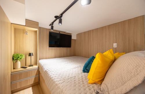 Santo Amaro Apartment | Loft Alto Padrão Metrô Brooklin, Consulado, Shopping Morumbi & Market Place