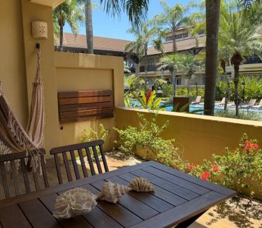 Jardim Tres Marias Apartment | Residências Garcez - Pantai Enseada - Pé na Areia - Vista Mar