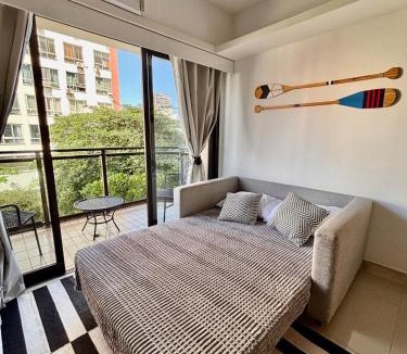 Leblon Apartment | Top Leblon 2 Suítes em Apart-Hotel de Luxo Praia, Academia, Sauna e Garagem