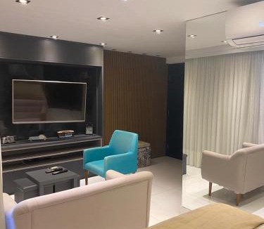 Areia Preta Hotel | Golden Tower - Flat a Beira Mar