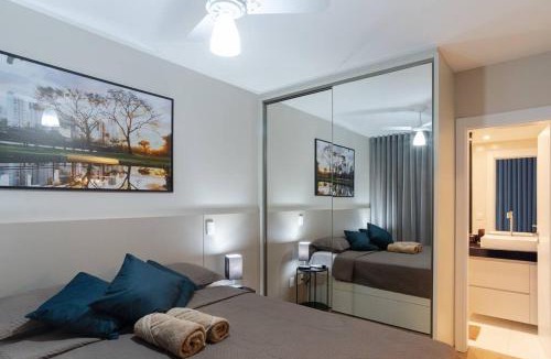 Gleba Fazenda Palhano Apartment | JH - 1104 - Luxo na Gleba com ar na sala e quarto, lava e seca e academia