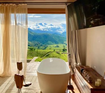 Goncalves House | Cabana Girassol com piscina aquecida e cesta para café da manhã