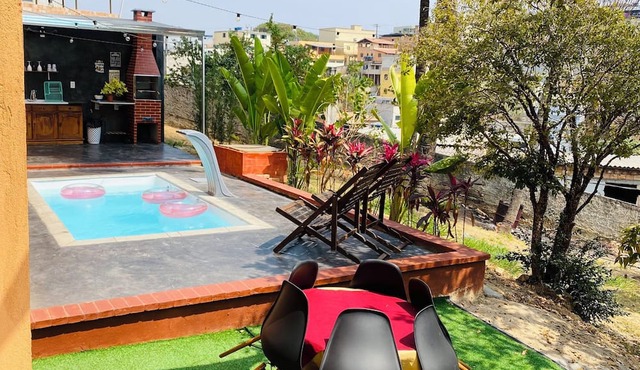 Exclusive space with private pool and gourmet area Turtledove Retreat in Jardim Filadelfia Belo Horizonte