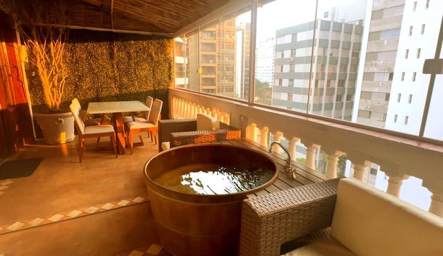 Coverage with Hot Tub in Itaim in Itaim Bibi São Paulo
