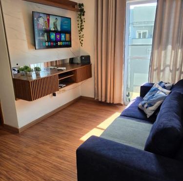 808 Moderno,TV QLED, Wi-Fi 500MB, Garagem e Portaria 24h in Joinville