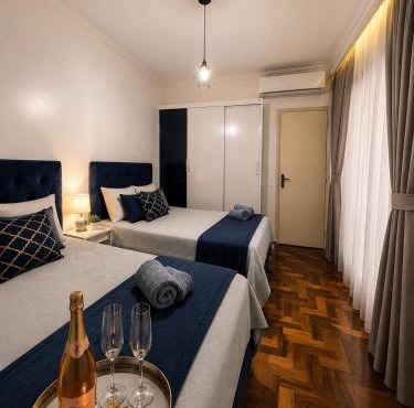 Roupa cama Wi-Fi garagem ar Cond beira mar 50 m