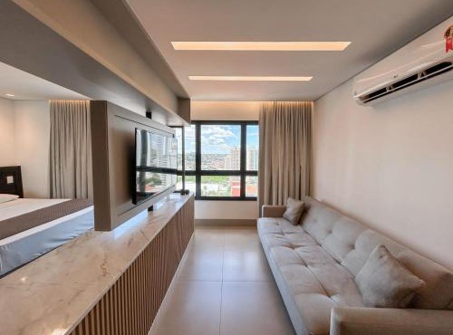 Loft Confortável e Luxuoso ao lado do Shopping CG.