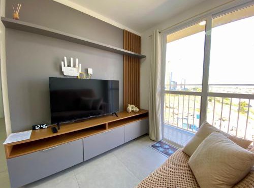 Apartamento Completo Para Famílias no Acqua Parque Residence