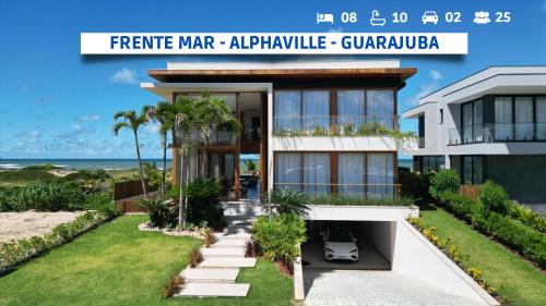 Mansão Frente Mar Guarajuba 8 Suítes 25 Pessoas in Camaçari