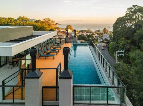 Studio Saint Garden - Sunset - Pool with Sea View - Santo Antonio de Lisboa - Florianopolis