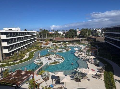 Flat Muro Alto Resort Beach Class Verano localização previlegiada 015C Garden
