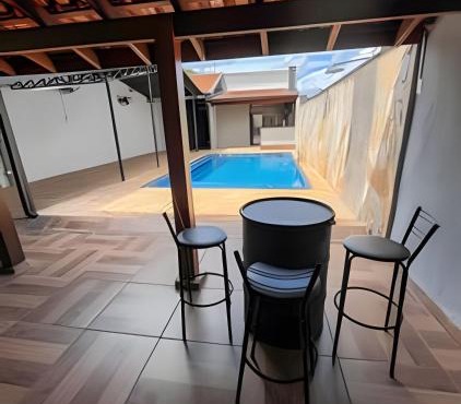 Espaço de lazer e hospedagem