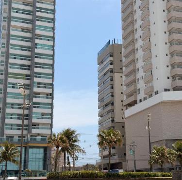 Apartamento novo pé na areia vista mar