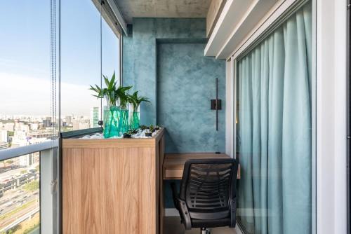 Design Rooftop infinito, 25º Andar, Skyline Panorâmico - River One