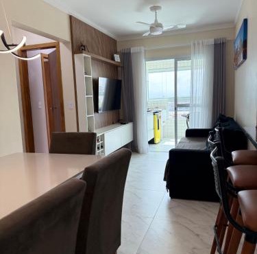Lindo Apartamento vista mar, 2 dormitórios com suite, próximo a prefeitura praia grande