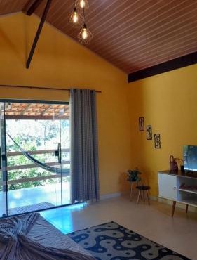 Studio Garden Chalé completo com piscina e churrasqueira